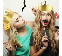 Volakebeing Our Stylish Pack of 20 Pcs Golden King Crown Hats Adds Sparkle To Every Occasion (28PCS)
