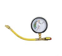 Volakebeing Professional HVAC Pressure Test Gauge Brass Construction with 80mm Dial Display -1~60 Bar Range Air Conditioning Refrigeration System Testing Tool