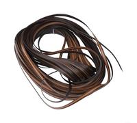 Volakebeing Rattan Repair Kit 120 Ft Synthetic PE Wicker Furniture Restoration Material for Outdoor Patio Garden Chairs Sofas Tables UV Resistant Flat Ribbon(Coffee)