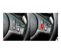 Volakebeing Replacement Steering Wheel VO Button Cover for 3 Series E46 For 1998-2004, ABS Plastic Red Trim for Use as Direct Fitment Decorative Panel, For Easy