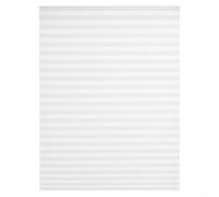 Volakebeing Self-Adhesive Pleated Blackout Curtains Non-Woven Cordless Window Blinds Easy-Install No Drill Temporary Paper Shades for Home Bedroom Kitchen Bathroom(White 90x150cm)