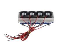 Volakebeing Semiconductor Thermoelectric Peltier Cooling Module Water Cooling Device with Aluminum Heat Sink Waterproof Semiconductor for Small Space Temperature Control
