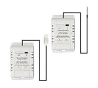Volakebeing Smart Temperature Humidity Switch WiFi Circuit Breaker Remote Control for eWeLink APP Greenhouse Monitoring Device AC85-250V 20A 3800W Resistive Load(A)