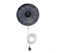 Volakebeing Solar Pond Aerator Oxygen Pump, Solar Aerator Pump with Bubble Stone Kit for Outdoor Garden Fountain Fish Tank Pool Small Pond