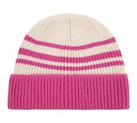 Volakebeing Striped Knit for Beanie Hat Thick Warm Winter Striped Knit for | Classic stripe contrast, for trendy fashion pairing, for versatile style, thick thermal lining, cozy warmth