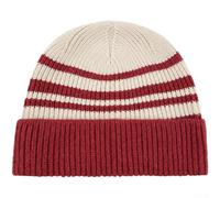 Volakebeing Striped Knit for Beanie Hat Thick Warm Winter Striped Knit for | Classic stripe contrast, for trendy fashion pairing, for versatile style, thick thermal lining, cozy warmth