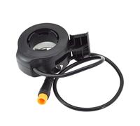 Volakebeing Thumb Finger Trigger Throttle with Waterproof 3-Pin Connector for Electric For Bike and Scooter, Non-Slip ABS Handle Compatible with SL-FS130X, Left or Right Hand I