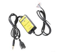 Volakebeing Usb For Accord 20032011 for Civic For Crv for Car Pilot Interface Compatible with 35mm with Plus Usb Reader Cable Jack Aux Input Adapter Mp3 Wma For Odyssey Stereo Audio