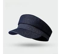 Volakebeing Vintage Cotton Wide Brim Hat 20cm UPF50+ Sun Protection | Soft skin-friendly lining, airy mesh panels, moisture wicking, all-day comfort, black to blue colors