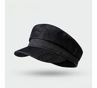Volakebeing Vintage Cotton Wide Brim Hat 20cm UPF50+ Sun Protection | Soft skin-friendly lining, airy mesh panels, moisture wicking, all-day comfort, black to blue colors