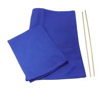 Volakebeing Washable Chair Seat Covers Kit Director Chair Replacement Canvas Cover Polyester Fabric Black White Blue Khaki Foldable Easy Install Round Rod Compatible(Blue)