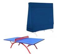 Volakebeing Waterproof 600D Oxford Table Tennis Cover for Standard 9x5 ft For Ping Pong Tables, Indoor and Outdoor Folding or Flat Style Protection with Windproof Zippers, Dust