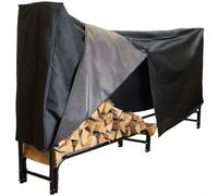 Volakebeing Waterproof Firewood Rack Cover, Outdoor Storage Rack, Heavy Duty Oxford Cloth Pvc Fabric, Wood Protector With Ventilation Holes, With Reinforced Handles, Pvc Waterproof Fabric