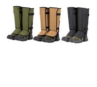 Volakebeing Waterproof Leg Gaiters with 3-Layer Nylon and 500D Cowhide for Hiking, Mountain Climbing, Hunting, and Snow Walking, Adjustable Straps Snow, Mud, Rain,
