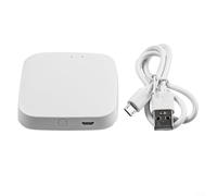 Volakebeing Wireless For Home Hub For App, MESH & Single-Point Control with 2.4GHz Protocol, Supports USB Power & Voice Control, Up to 128(0)