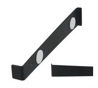 Volakebeing Wood Flooring Installation Tool Heavy Duty Pull Bar for Laminate Vinyl Plank and Hardwood Floors, Steel Floor Pull Bar with 31 cm Length, Black(S(265mm))