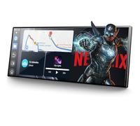 Volam 11'' Carplay Screen for car with YouTube/Tik Tok Carplay Android car play Video Player with 1080P Backup Camera 1920x720P Touch Screen 2.4G/5G WLAN Bluetooth for iOS 10+ Android 11+