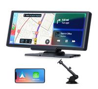 Volam 9.26-inch Wireless CarPlay Screen for Car Compatable with AppIe CarPlay & Android Auto, Portable Car Stereo with Navigation,Bluetooth,Mirror Link,Drive Play,Siri Assistant,FM for All Vehicles