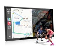 Volam Wireless Carplay Screen with Net-flix&Y0uTube TikT0k for CarPlay & Android Auto, 2026 Portable Multimedia Video Car Smart Screen with Backup Camera, OTA Updates Voice Assistance 5.2 Bluetooth