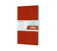 Volant Journals Large Ruled Coral Orange Aqua.Blue by Moleski... - 8058647620527