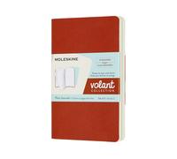 Volant Journals Pocket Plain Coral Orange Aqua.Blue by Molesk... - 8058647620510