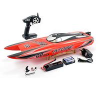 Volantex RACENT ATOMIC 70CM BRUSHLESS RACING BOAT RTR (RED) No Charger