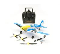 Volantex V761-5V2B P-51D MUSTANG V2 BLUE 4CH 400MM BRUSHED w/GYRO RTF RC Aircraft Toy