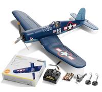 VOLANTEXRC Brushless RC Plane, 4 Channel Remote Control Airplanes with Aileron, Gyro, Aerobatics & 2 Batteries for Adults & Boys