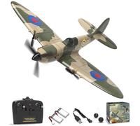 VOLANTEXRC RC Plane, 3CH WWII Spitfire Remote Control Airplane with 2.4GHz 6-axis Gyro Stabilizer, RC Aeroplane for Beginners, Adult, Kids
