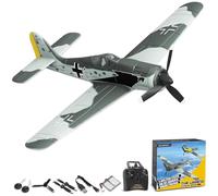 volantexrc RC Plane, 4CH Remote Control Plane FW190 RC Spitfire Fighter, Radio Controlled Aeroplane with Xpilot Stabilization System, One Key Aerobatic for Beginners, Adults (761-17)