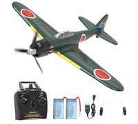 VOLANTEXRC RC Plane Age 14+ for Beginners, WWII A6M Zero Fighter 2.4GHz, 4CH Remote Control Airplane with Xpilot Stability & One Key Aerobatics, RC Plane for Adults & Kids