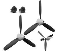 VOLANTEXRC RC Plane Propellers, 2-Piece Set with 3-Blade Propeller Protector and Adapter for RC Airplane 76115