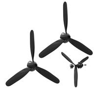 VOLANTEXRC RC Plane Propellers, 2-Piece Set with 3-Blade Propeller Protector and Adapter for RC Airplane 76111
