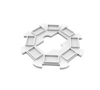 Volareo Mexican Train Hub - Replacement Hub Centerpiece for Mexican Train Dominoes (White)