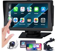 Volaylink Wireless Car Play for A-pple Carplay Android Auto Car Stereo with Rear Camera, 7 Inch Carplay with Bluetooth 5.0,Car Radio Receiver with Touch Screen,Siri/G0ogle/AUX/FM/GPS/Airplay