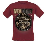 Volbeat Anchor T-shirt red S