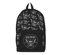 Volbeat Backpack Bag Barber Band Logo all over print new Official Black