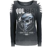 Volbeat Bandana Skull Sweatshirt grey XXL