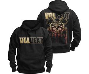 Volbeat Hoodie Bleeding Crown Skull Band Logo new Official Mens Black Pullover