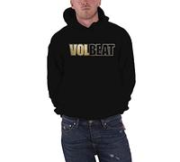 Volbeat Men's Bleeding Crown Skull (Back Print) Hooded Sweatshirt Black