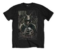 Volbeat Mens T-Shirt Goat with Skull Black (S)