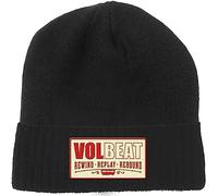 Volbeat Beanie Rewind Replay Repeat Black