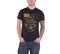 Volbeat T Shirt Anchor band logo new Official Mens Black