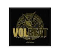 Volbeat Woven Patch Beyond Hell Official Black One Size, Patches for Clothing