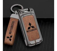 VOLBOZ Car Key Cover for Mitsubishi Outlander ASX Eclipse Cross Lancer-EX, Key Protection Cover Car key Case Cover Key Fob Cover Car Key Fob Cover, Duster Key Cover Keychain Protector Accessories