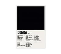 VOLBOZ Kanye Poster & West Donda 2021 Music Album Cover Poster Canvas Poster Bedroom Decor Sports Landscape Office Room Decor Gift Unframe-style 08x12inch(20x30cm)