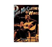 VOLBOZ Paul McCartney And Wings Poster The Beatles English Rock Band Retro Wall Art Deco Poster Canvas Poster Bedroom Decor Sports Landscape Office Room Decor Gift Unframe-style 08x12inch(20x30cm)