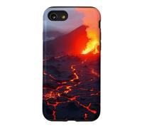 Volcanic Eruption Lava Flow Mountain Landscape Artwork Case for iPhone SE (2020) / 7/8
