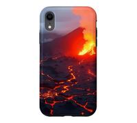 Volcanic Eruption Lava Flow Mountain Landscape Artwork Case for iPhone XR