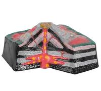 Volcanic Internal Structure, 3D Plate Tectonics Model, Volcanic Demonstration Model with Lava, Geography Teaching Instruments Aids, for Studying Geomorphology.